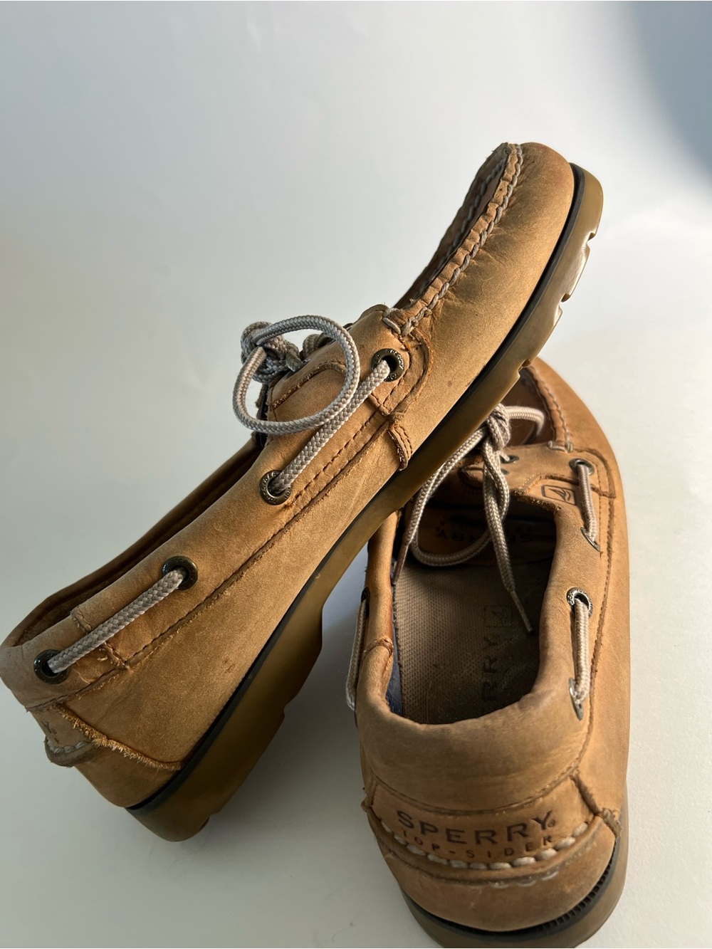 Sperry Authentic Leather  Boat Shoe Size 8